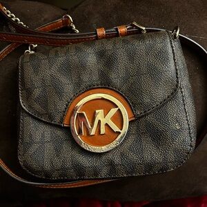 MK small crossbody, some scuffing in metal.